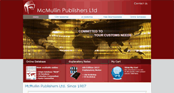 Desktop Screenshot of mcmullinpublishers.com