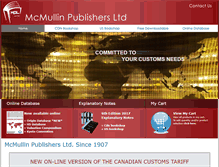 Tablet Screenshot of mcmullinpublishers.com
